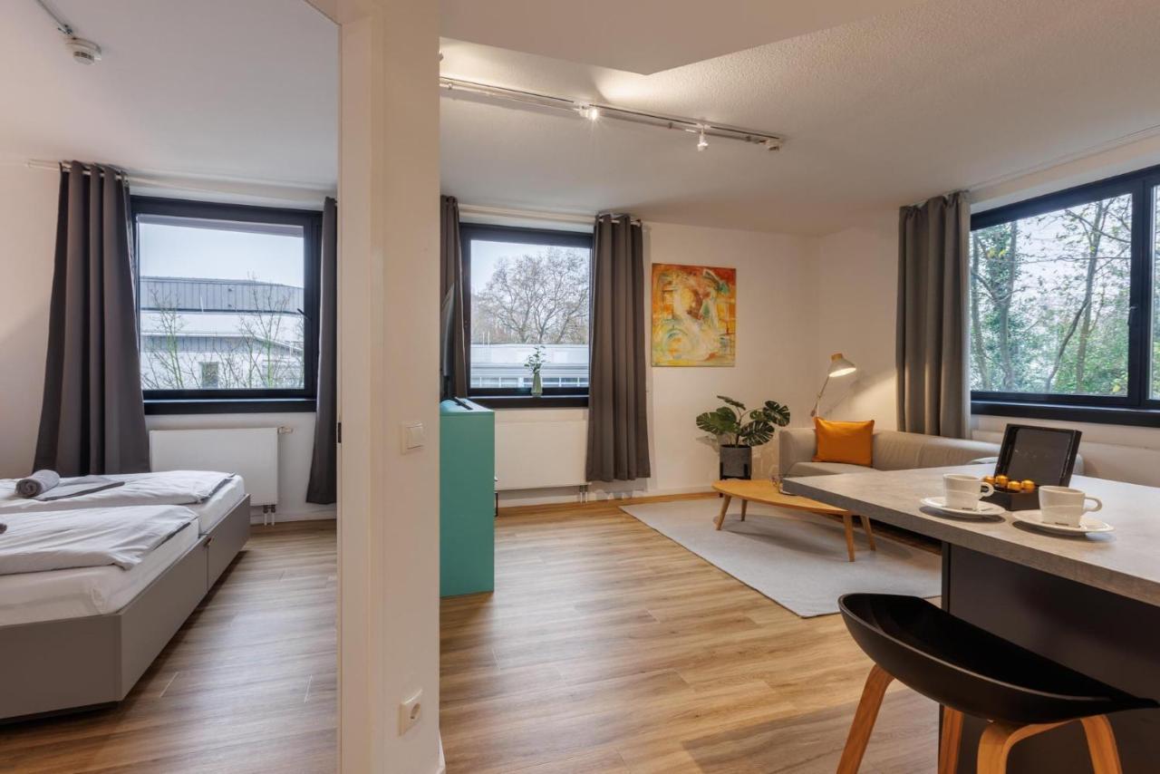 Glueck Auf Appartements Dueppelstrasse Oberhausen  Kültér fotó