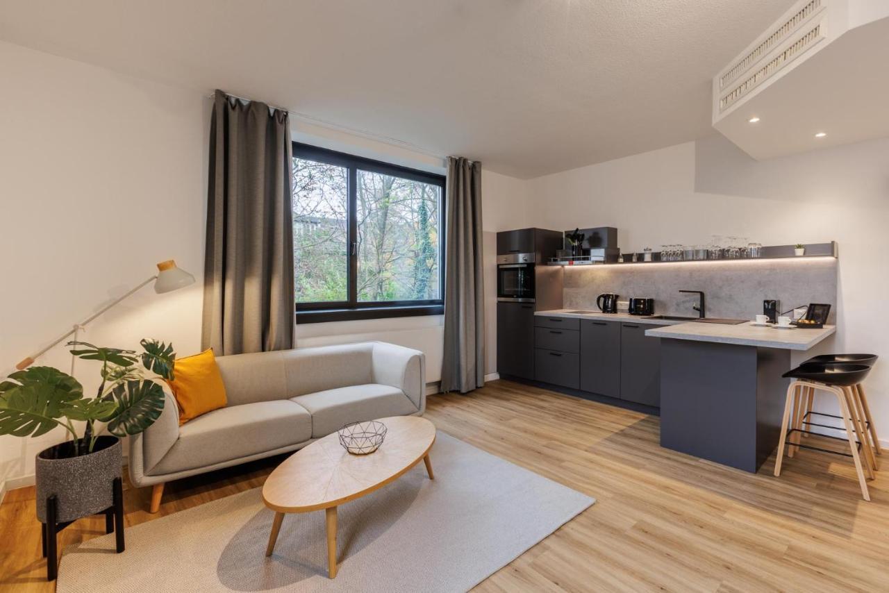 Glueck Auf Appartements Dueppelstrasse Oberhausen  Kültér fotó