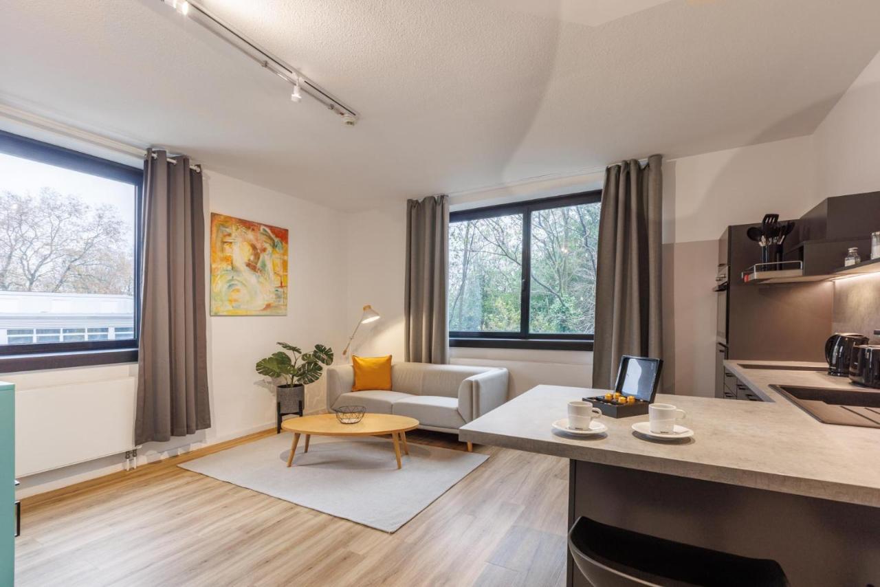 Glueck Auf Appartements Dueppelstrasse Oberhausen  Kültér fotó
