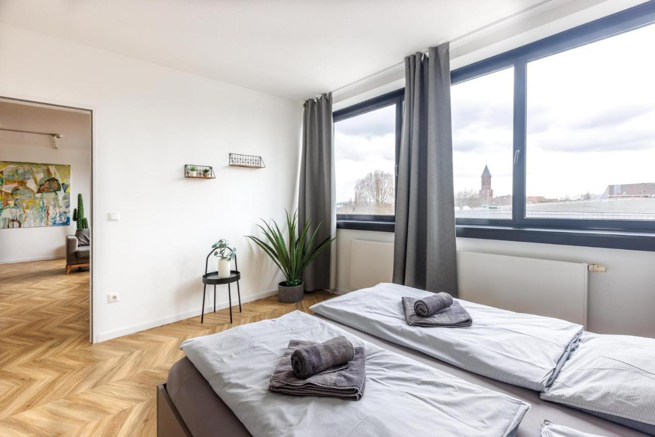 Glueck Auf Appartements Dueppelstrasse Oberhausen  Kültér fotó